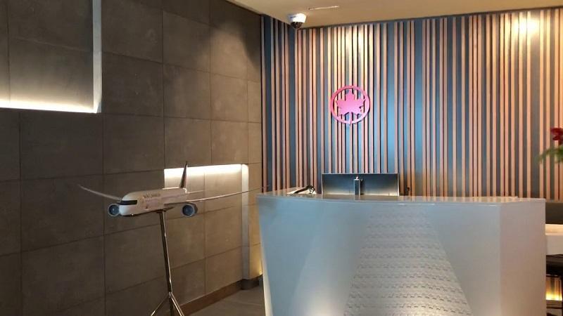 The Maple Leaf lounge