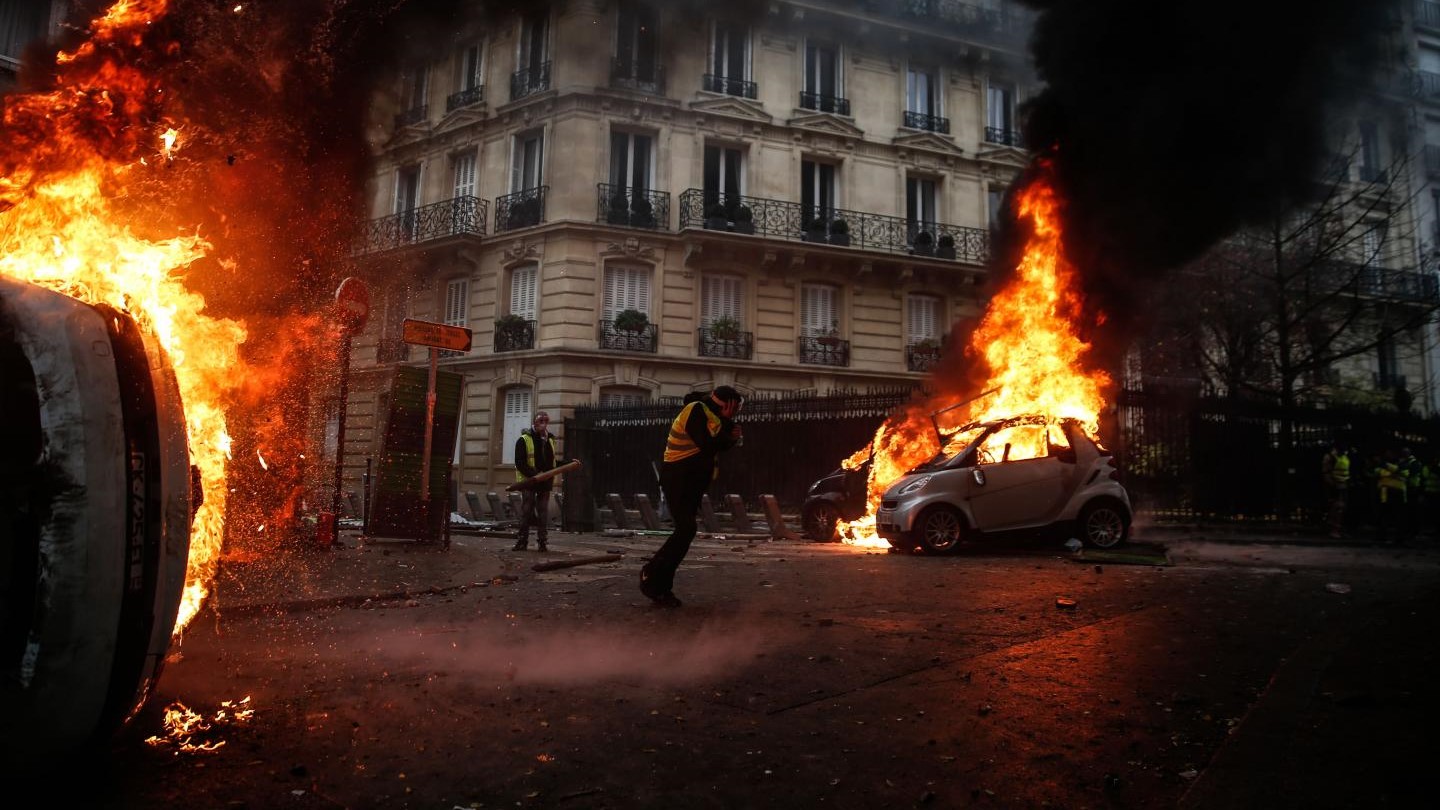 civil unrest in Paris