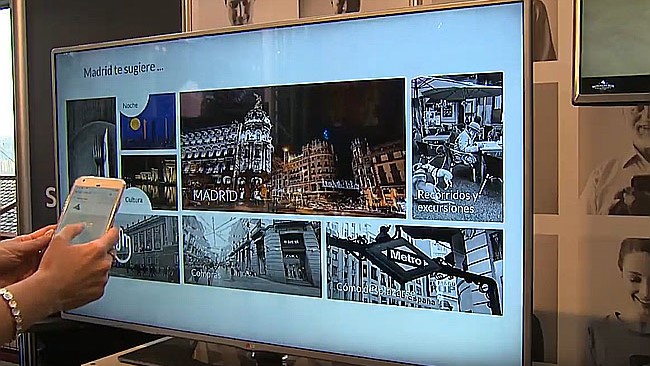 PC screen with apps