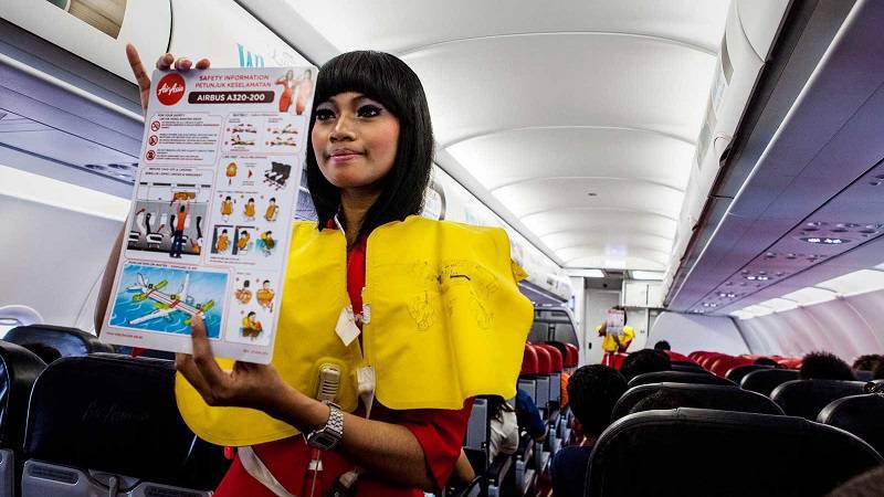 Air Asia stewardess