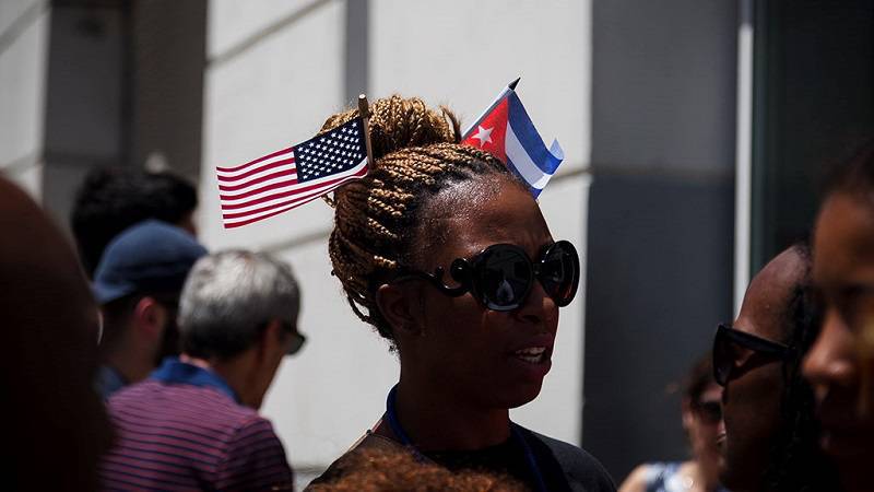 American tourist in Havana