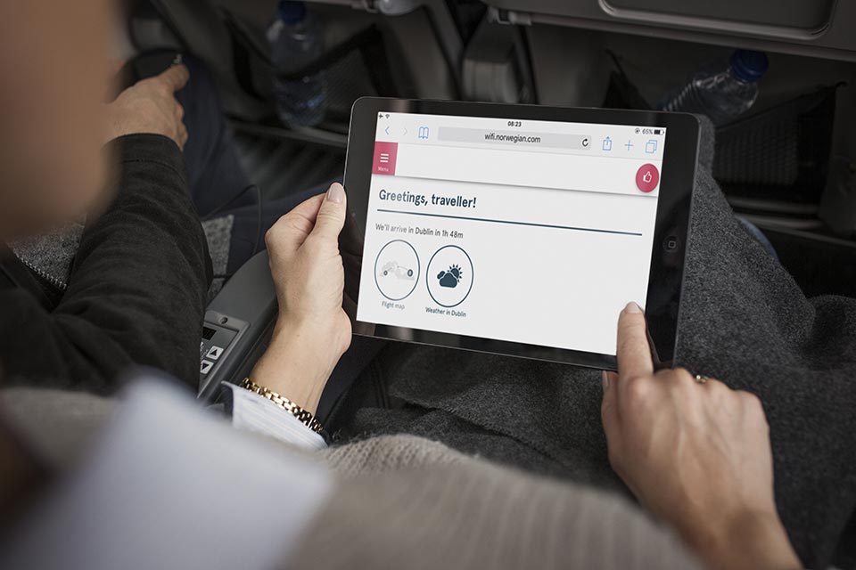 Norwegian Rolls Out Gate-to-Gate Wi-Fi Fleetwide