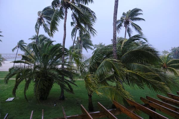 Hurricane Dorian Batters the Bahamas for Hours