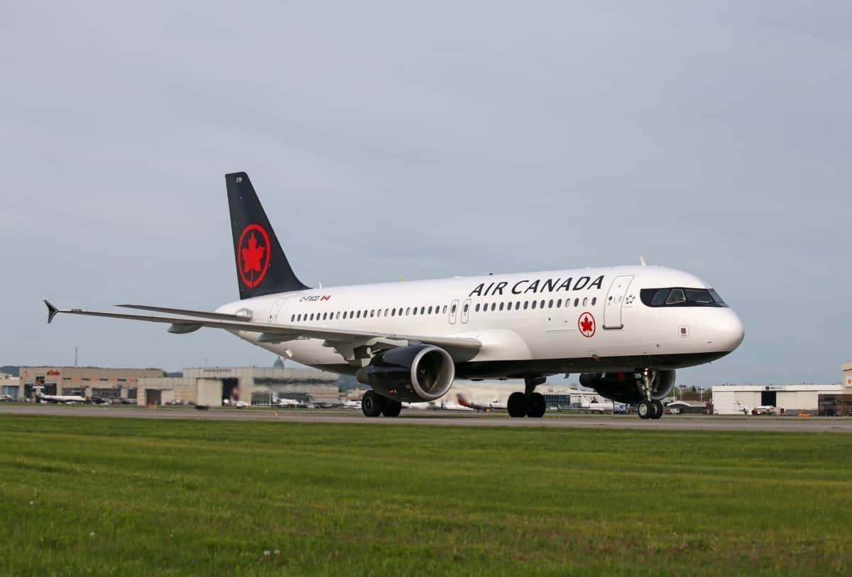 Air Canada airplane