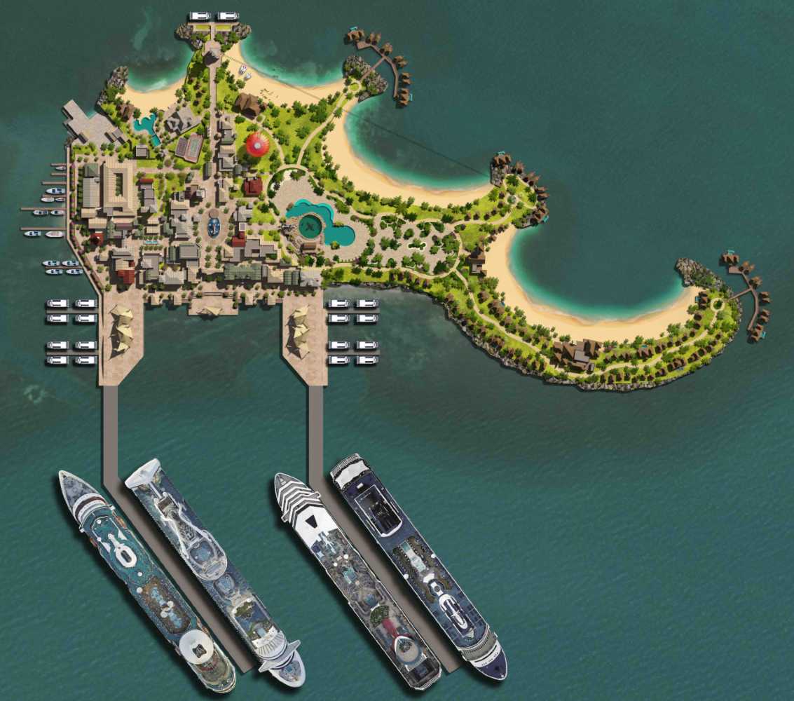 Rendering of Port Coral in Belize