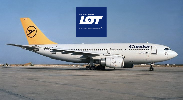 Condor plane LOT logo