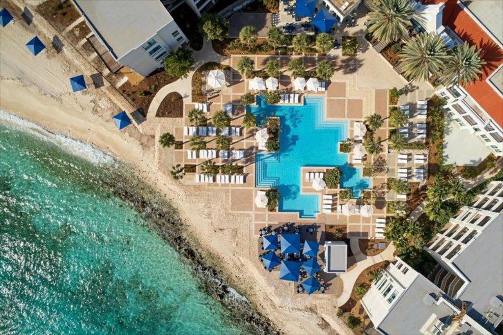Curacao Marriott Beach Resort viewed from above