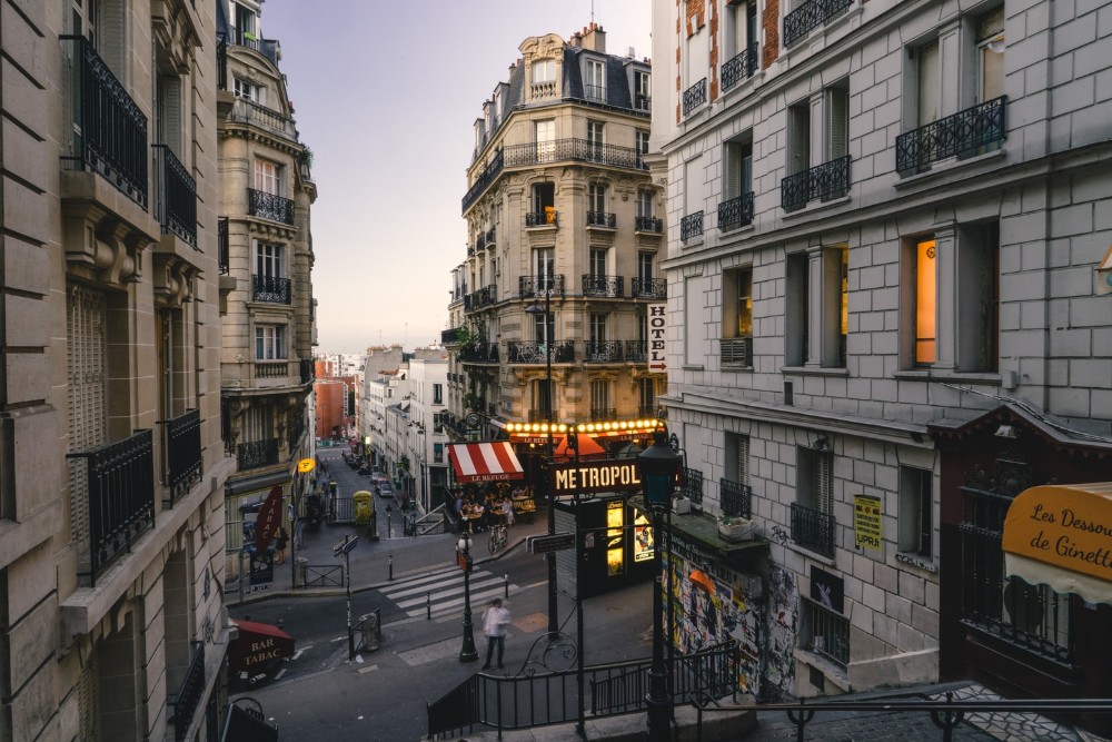 France, view of Paris