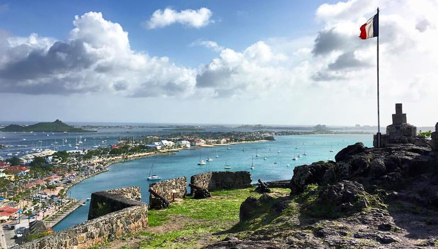 St Martin St. Maarten border