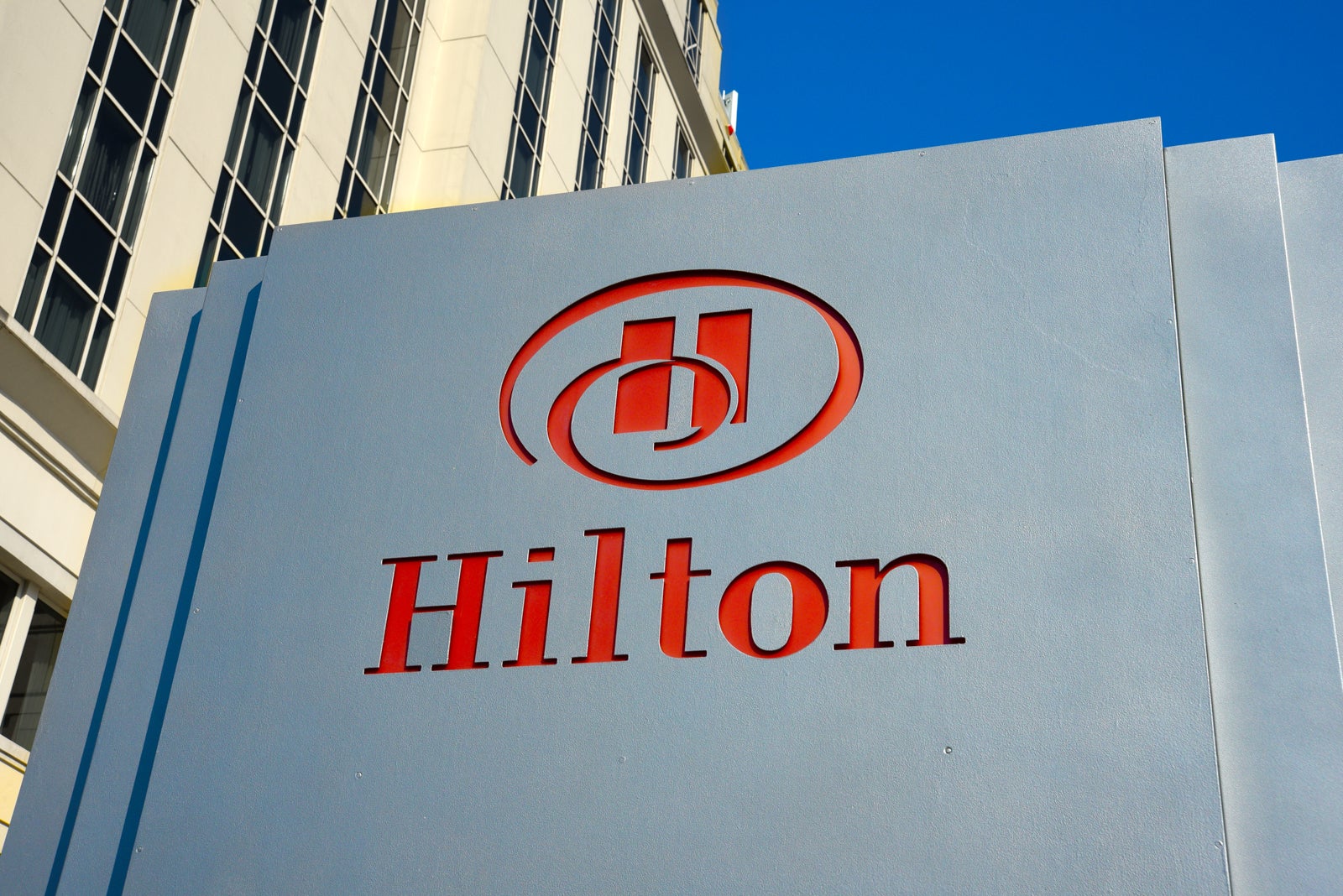 Hilton sign