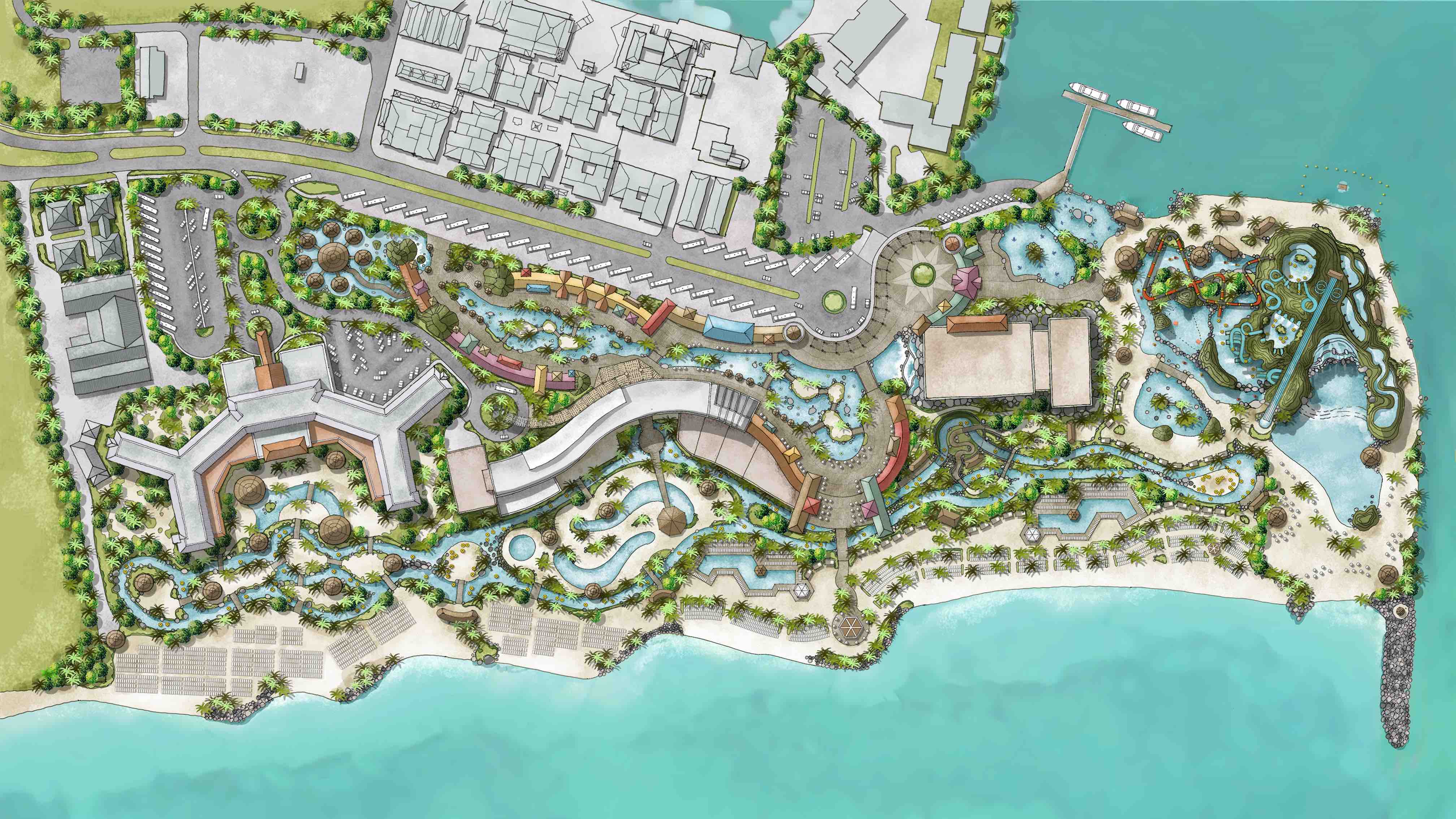 rendering of Holistica Project in the Bahamas