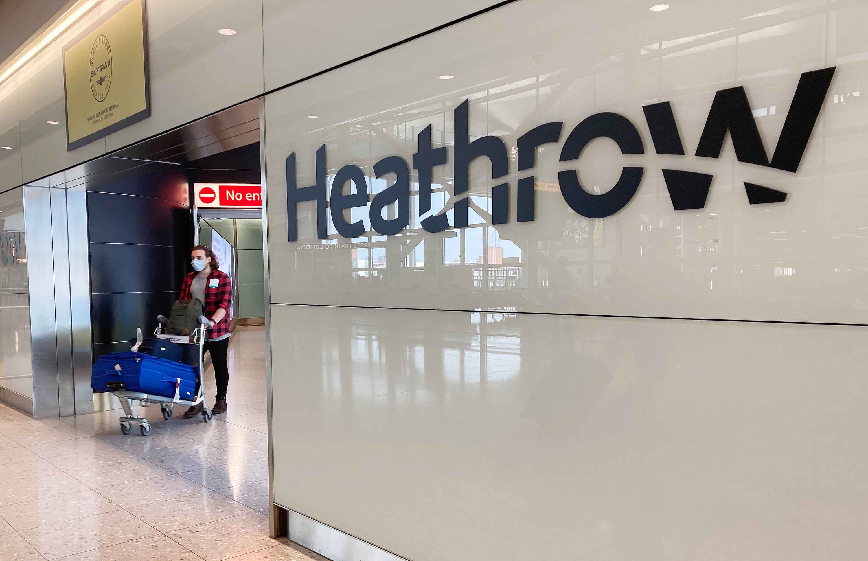 Heathrow airport in London
