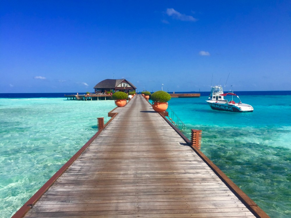 Maldives pier