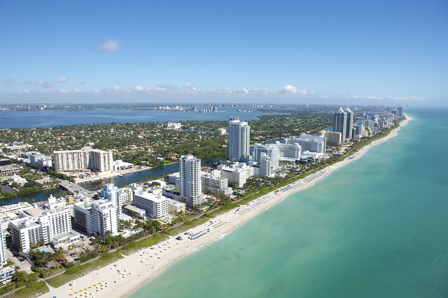 Miami Beach from the air