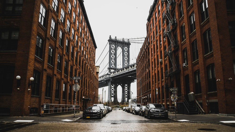 New York city Brooklyn Bridge