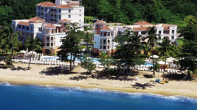 Puerto Rican hotel from the air