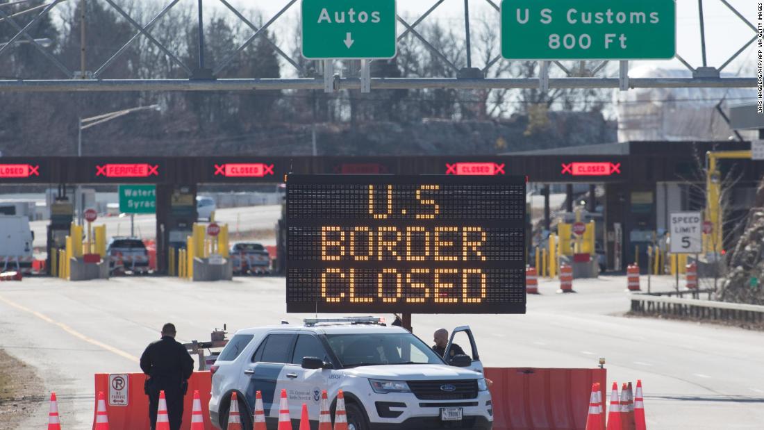 US Canada border