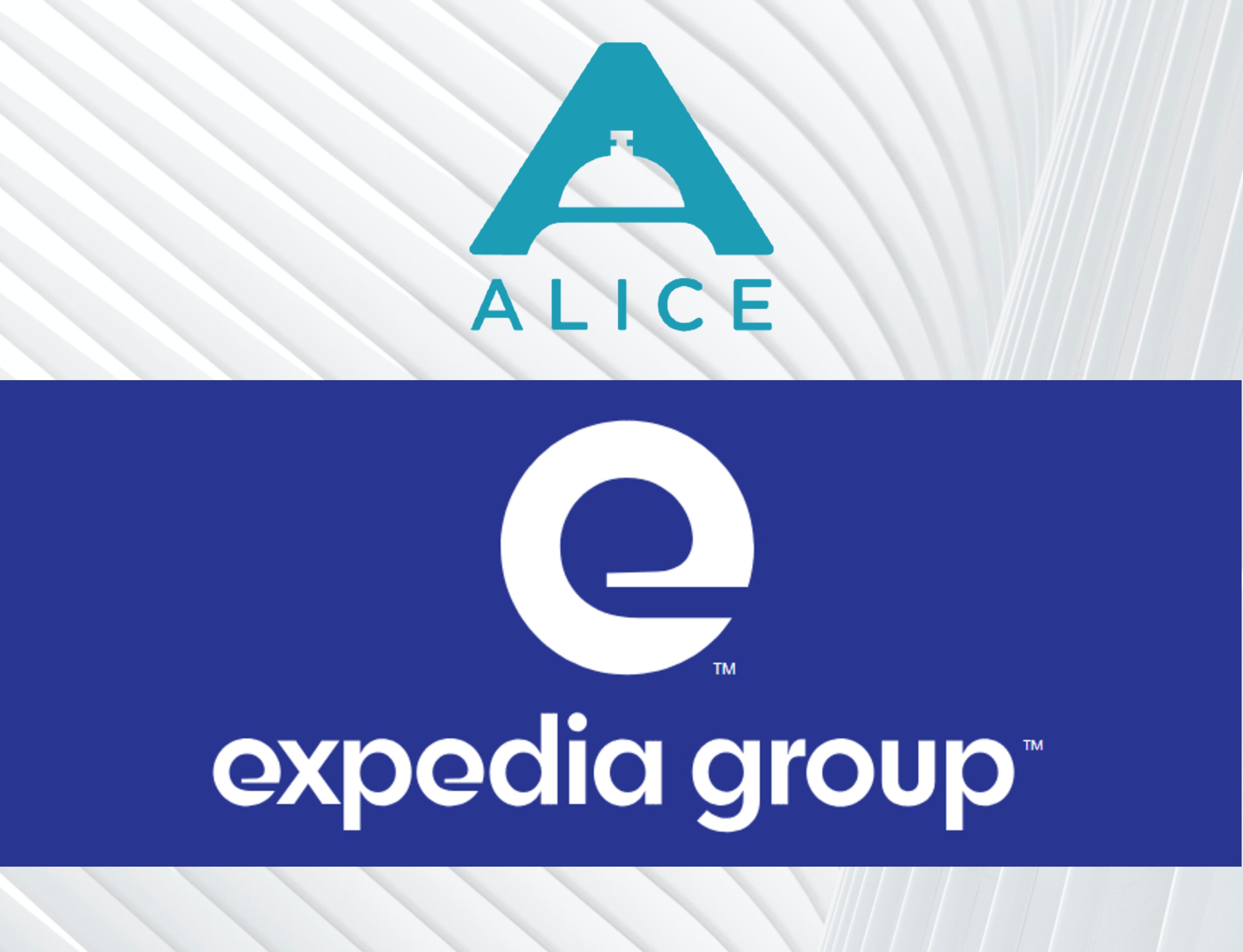 Expedia Group and Alice platform logos