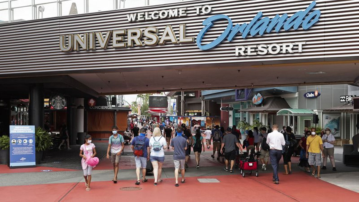 entrance of Universal Orlano