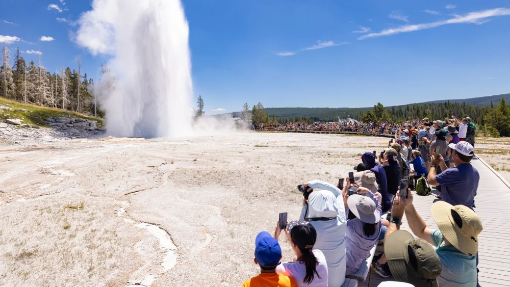 Yellowstone Clicked Nearly a Million Visitors in July