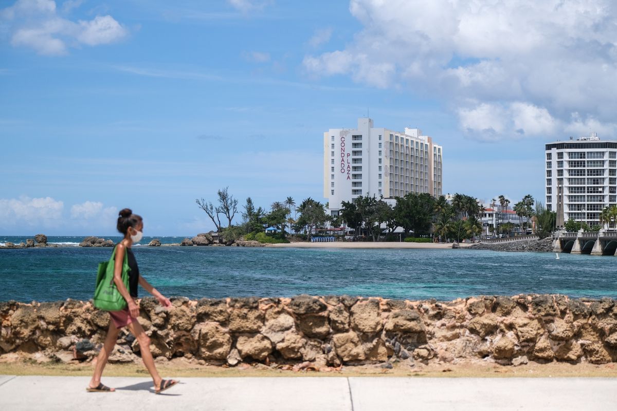 woman in Puerto Rico