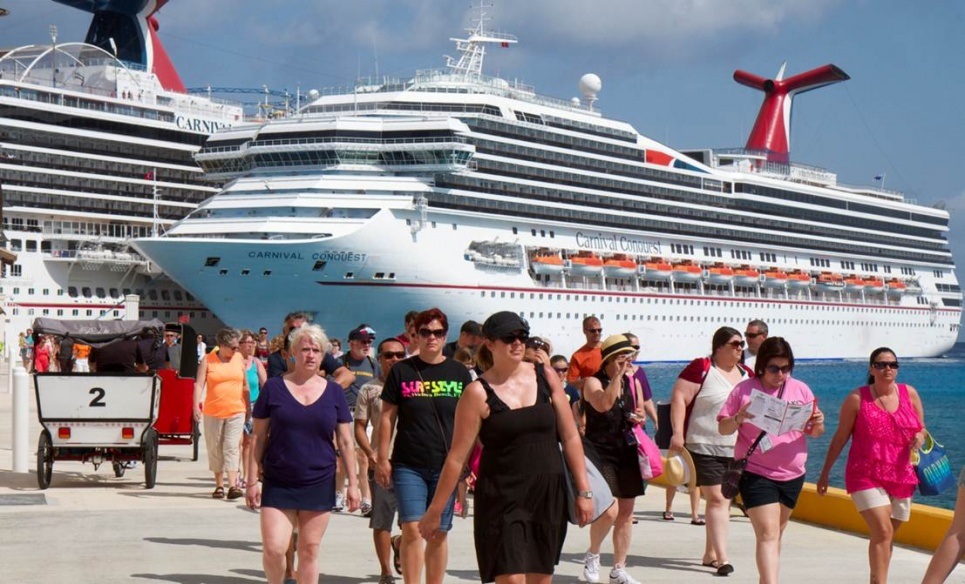 Number of Tourists visiting a Caribbean Island