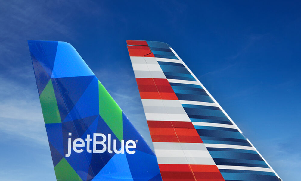 JetBlue AA tails