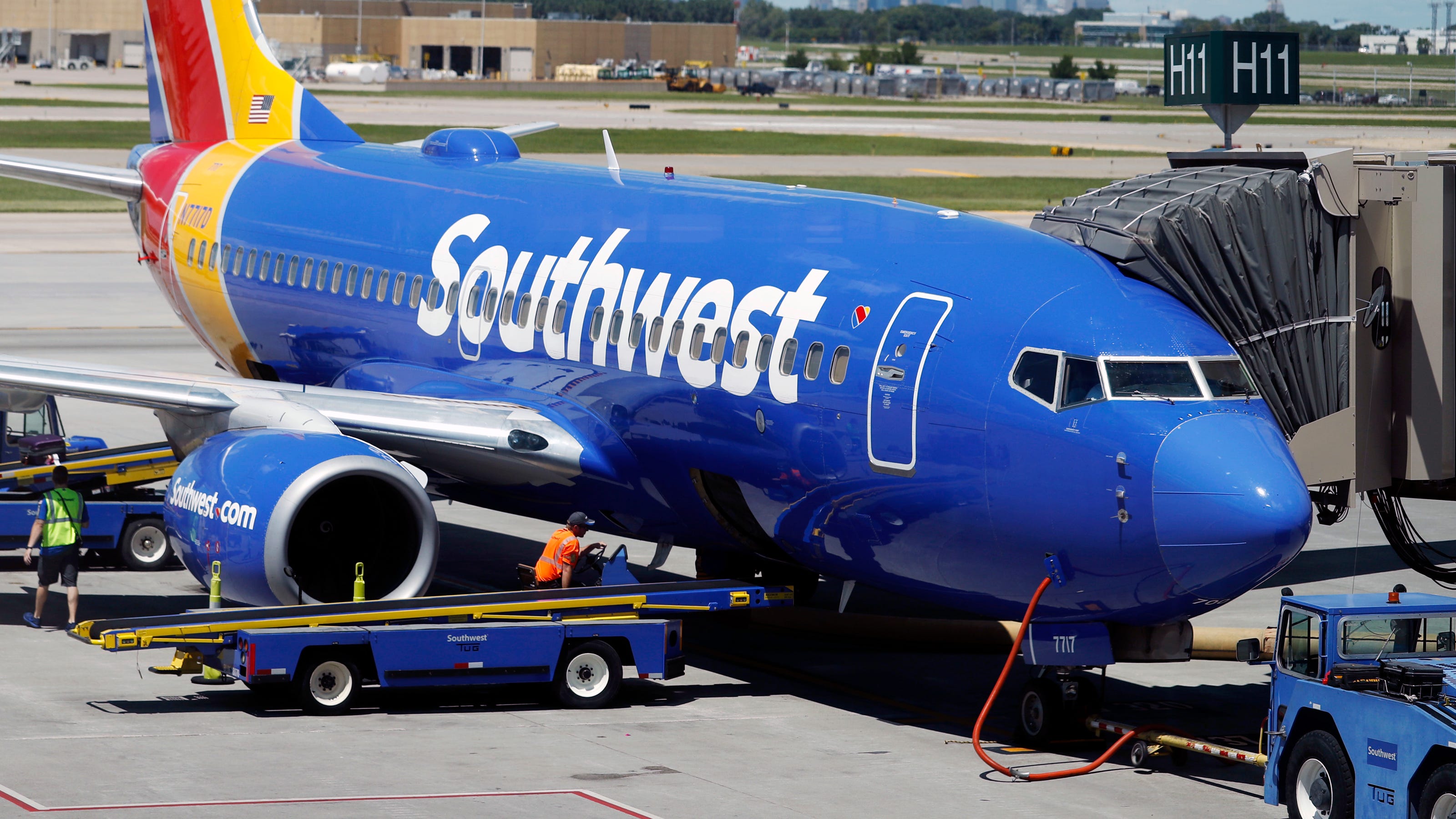 Southwest Airlines plane on tarmac