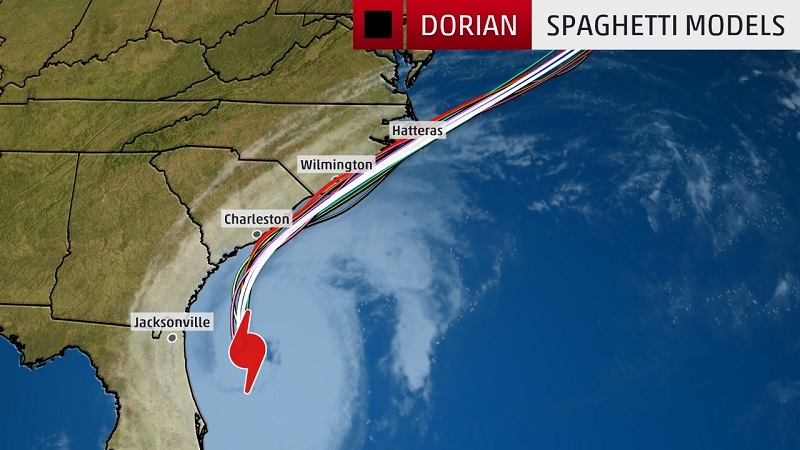 Hundreds of Flights Canceled as Hurricane Dorian Swirls Up North