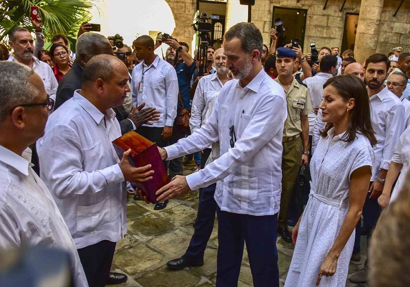 King Felipe in Havana