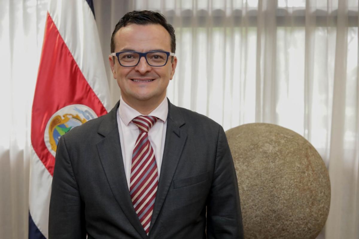 Mr. Gustavo Segura Sancho, Minister of Tourism of Costa Rica and President Pro Tempore of CATA's Board of Directors