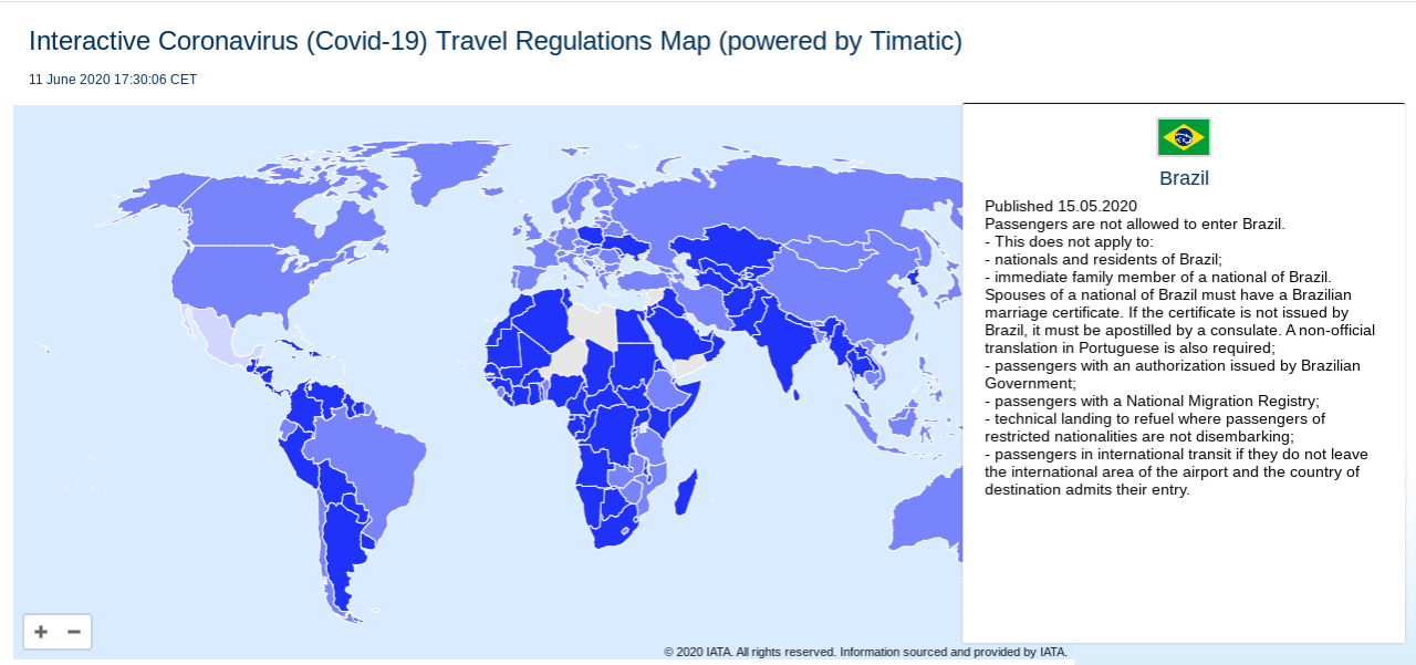 IATA map