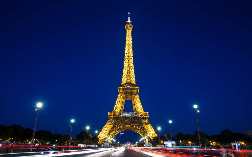 Eiffel Tower at night