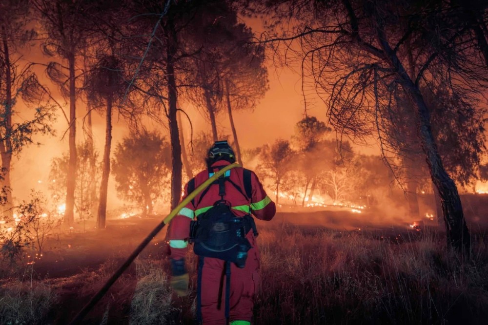 wildfires in Europe