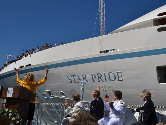 Windstar's Star Pride Debuts in Spain