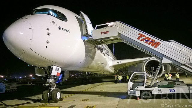 TAM Reveals First A350 XWB Destinations