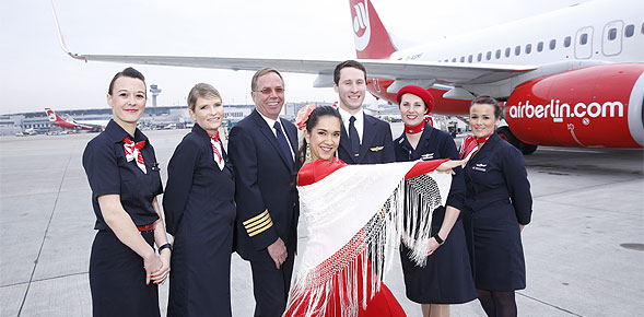 New Airberlin Route from Dusseldorf to Madrid