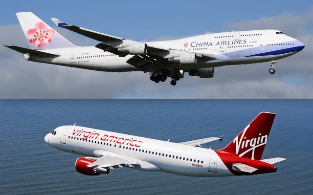 China Airlines, Virgin America Introduce Codeshare Flights