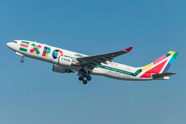 New-Looking Alitalia Takes Off from New York