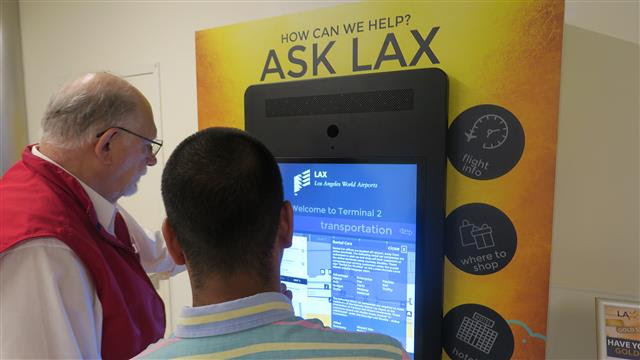 AskLAX Kiosks Debut in Los Angeles Airport