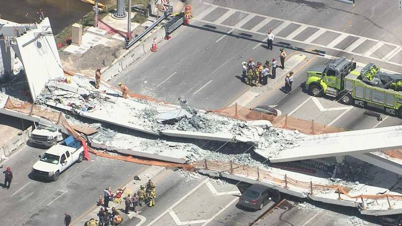 Florida Bridge Collapse Leaves Half a Dozen Dead