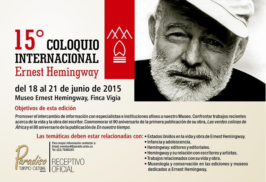 Paradiso to Be the Official Inbound Agency of the 15th Ernest Hemingway International Colloquium