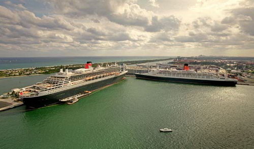 Cunard’s Queen Elizabeth, Queen Mary to Meet in Long Beach