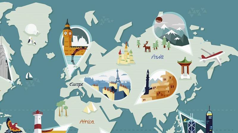 International Tourist Arrivals Up 6 Percent thru April 2017