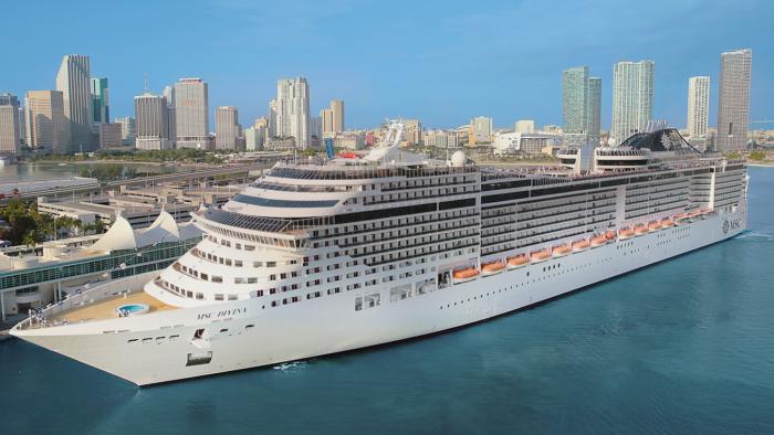 MSC Divina to Homeport in Miami All Year Round from 2016