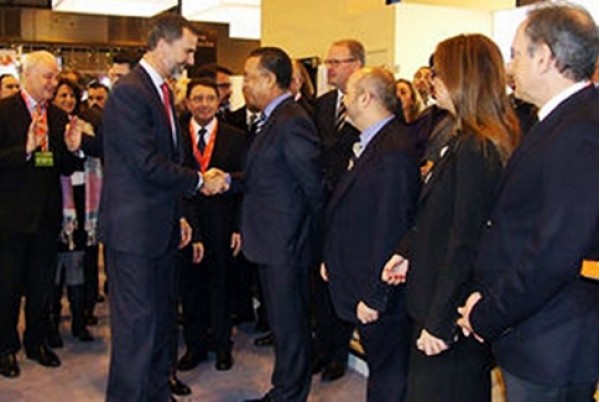 Spanish King, Queen Visit Moroccan Stand in FITUR 2015