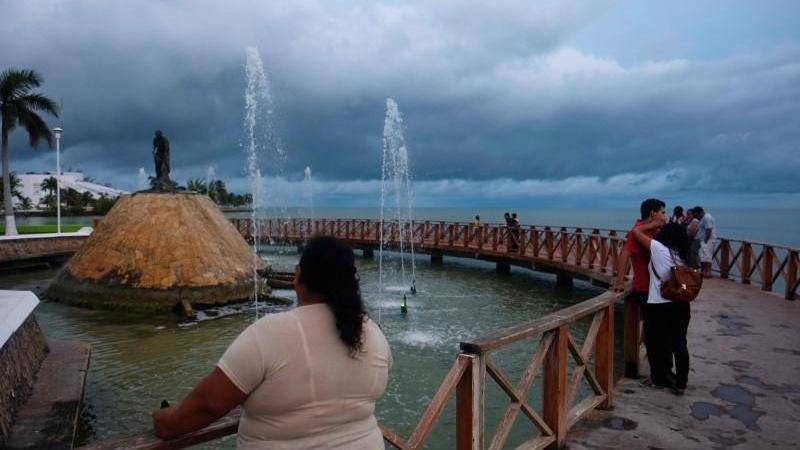 Tropical Storm Franklin Drenches the Yucatan Peninsula