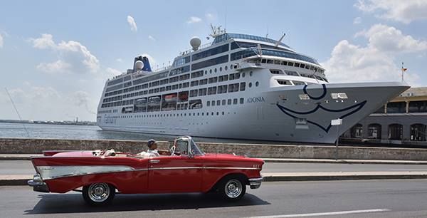 Carnival’s MV Adonia Docks in Havana