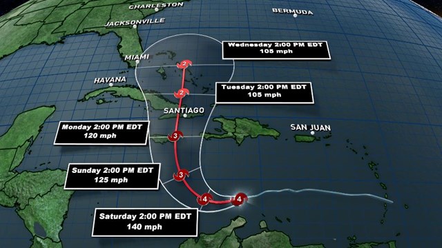 Hurricane Matthew Threatens Jamaica, Eastern Cuba and Haiti