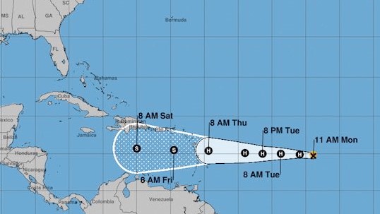Tropical Storm Isaac, Hurricane Helene Aim at the Caribbean